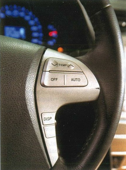 Toyota Camry кнопки управления