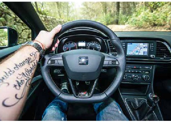Салон автомобиля Seat Leon Cupra