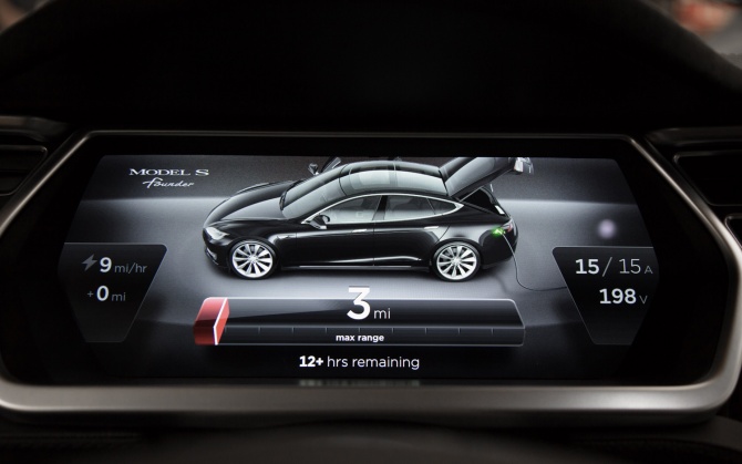 Зарядка Tesla S