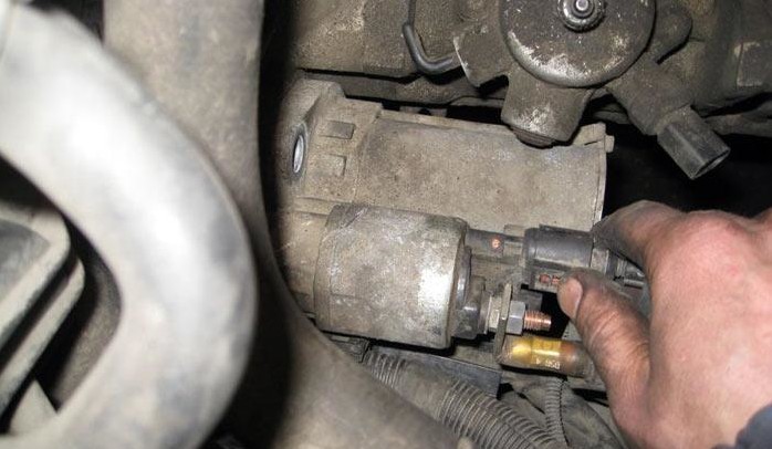 Клеммы стартера VW