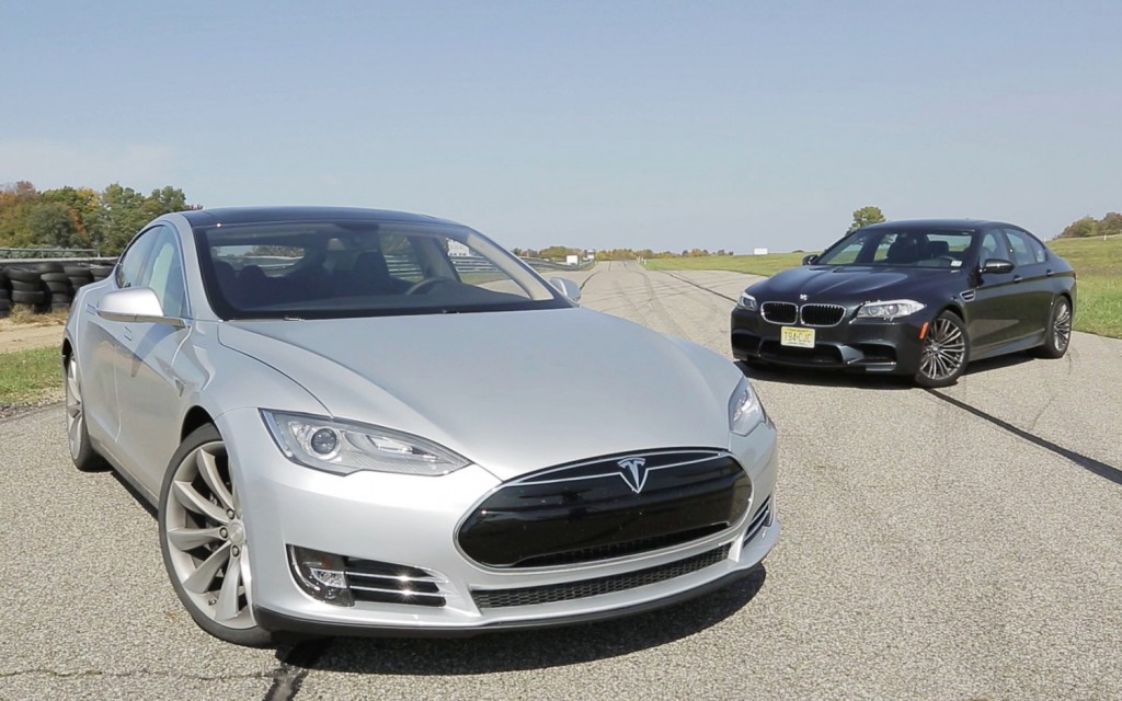 bmw and tesla