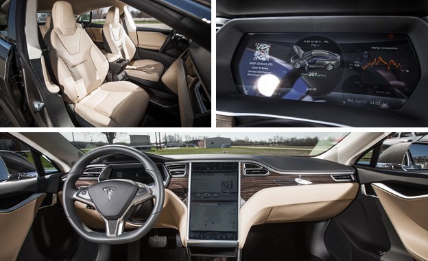 Tesla S интерьер