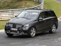 Mercedes M-Class 2016 модельного года был замечен во время тестирования