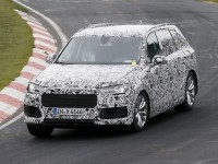 Гибридная версия Audi Q7 замечена во время испытаний в Нюрбургринге